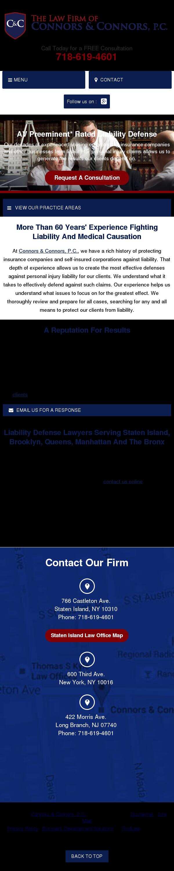 Connors & Connors PC - Long Branch NJ Lawyers