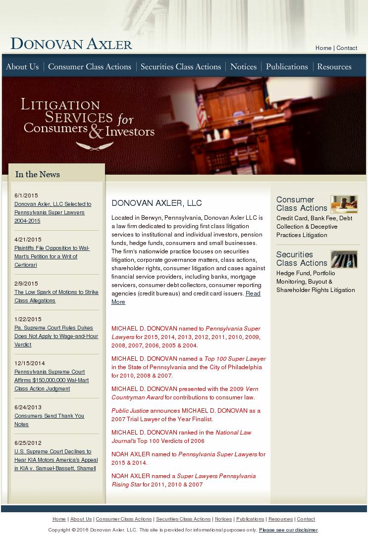 Donovan Axler, LLC - Philadelphia PA Lawyers
