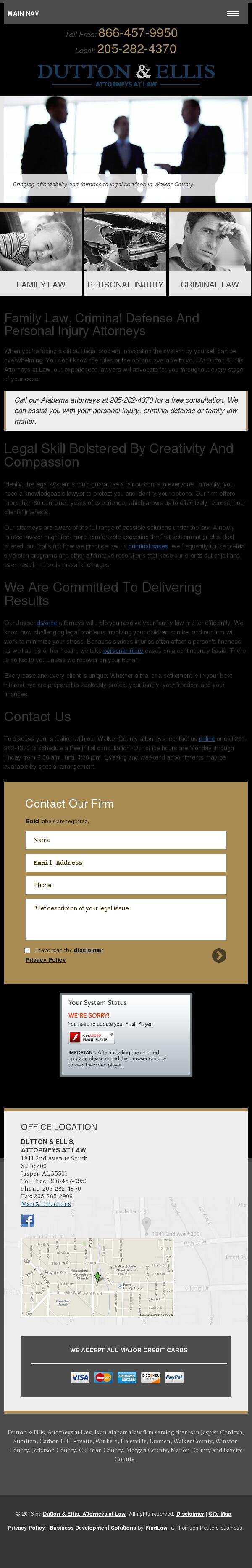 Dutton & Ellis, Attorneys at Law - Jasper AL Lawyers