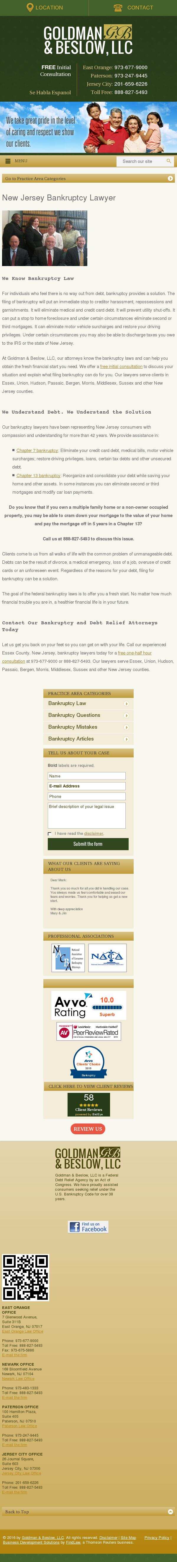 Goldman & Beslow, LLC - East Orange NJ Lawyers