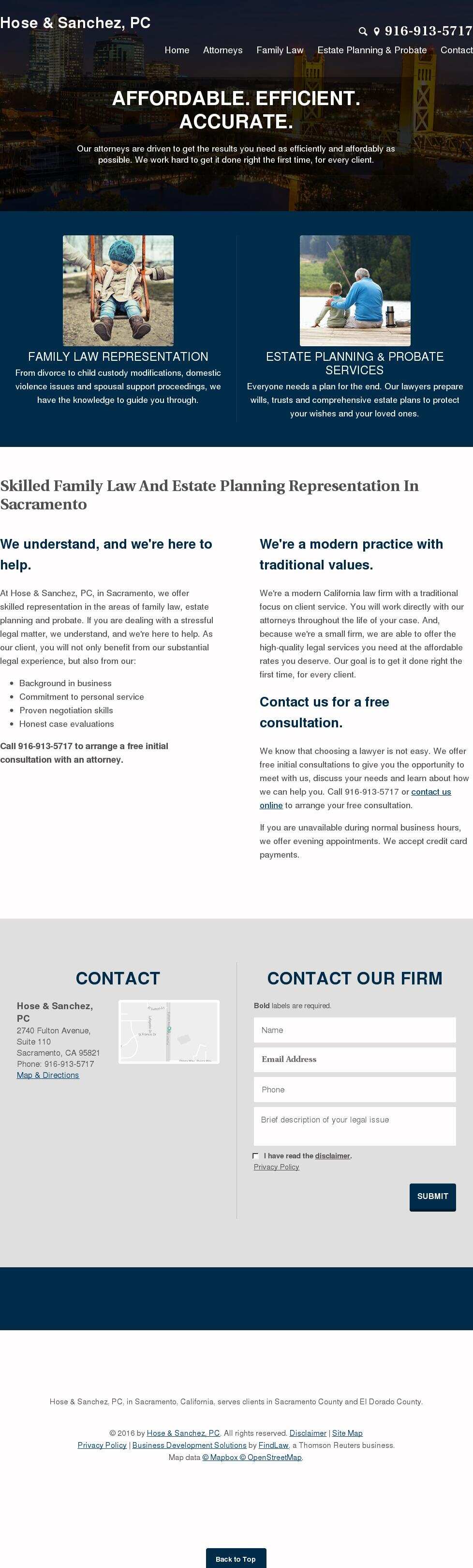 Hose & Sanchez, PC - Sacramento CA Lawyers