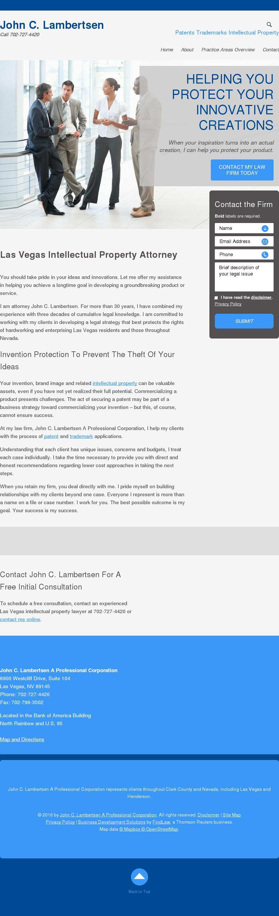 John C. Lambertsen A Professional Corporation - Las Vegas NV Lawyers
