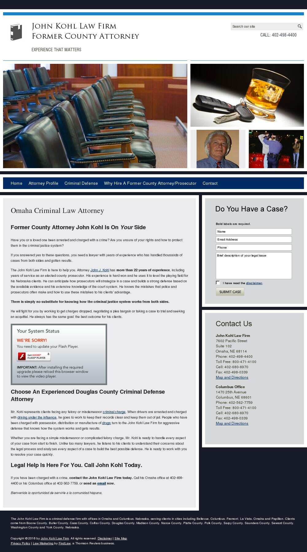 John Kohl Law Firm - Columbus NE Lawyers
