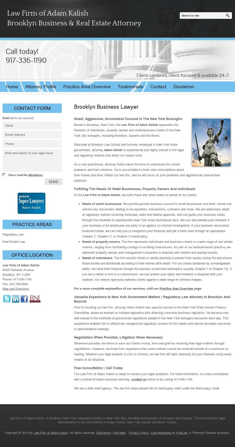 Law Firm of Adam Kalish - Brooklyn NY Lawyers