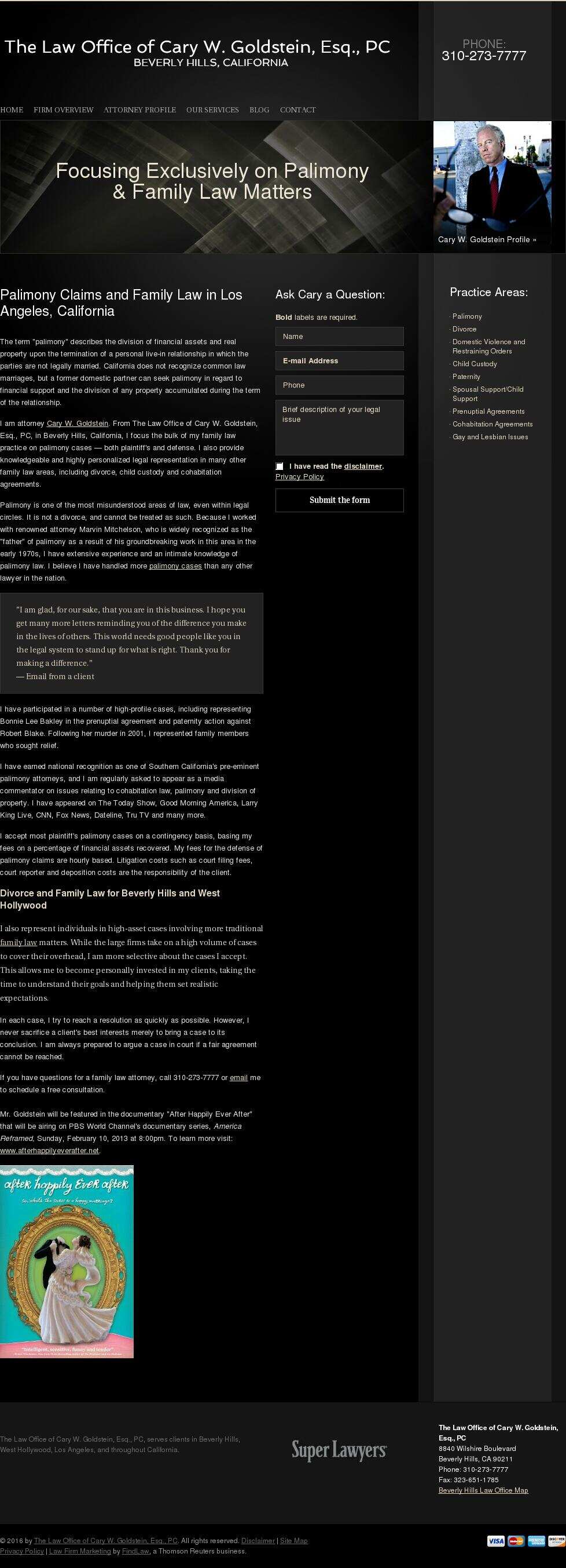 Law Office of Cary W. Goldstein, APLC - Beverly Hills CA Lawyers