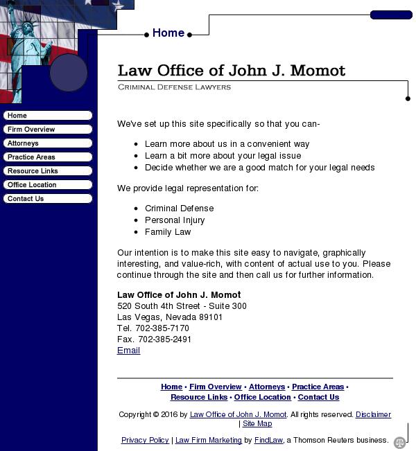 Law Office of John J. Momot - Las Vegas NV Lawyers