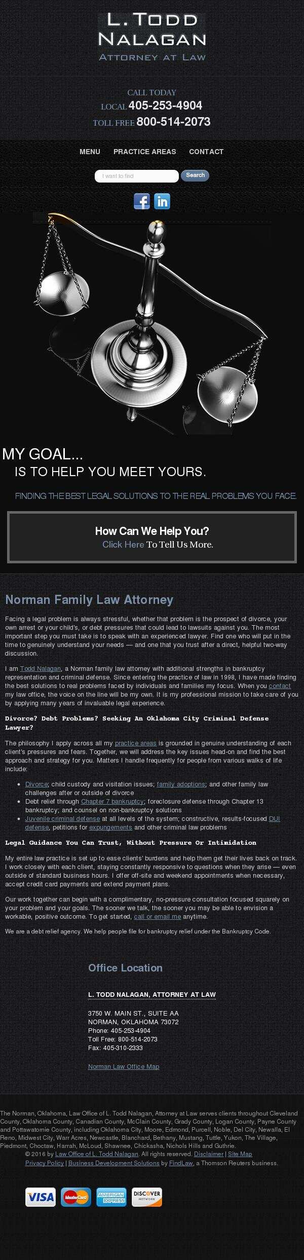 Law Office of L. Todd Nalagan - Norman OK Lawyers