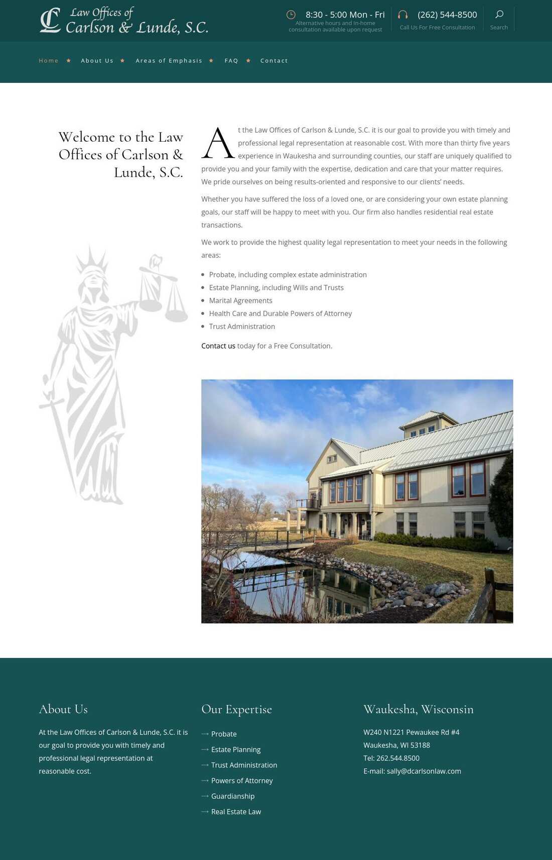 Law Offices of David J. Carlson S.C. - Waukesha WI Lawyers