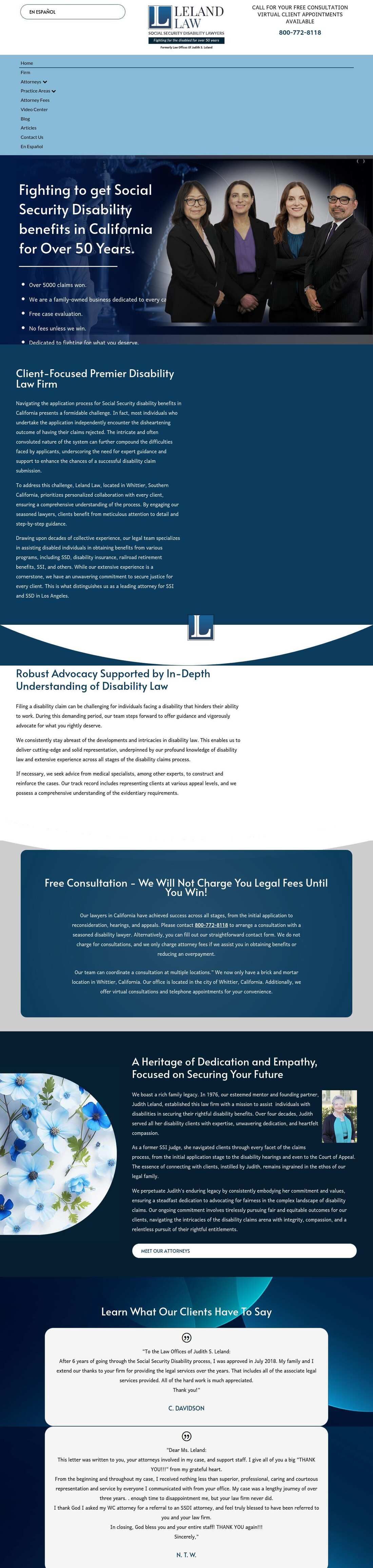 Law Offices of Judith S. Leland, APLC - Ontario CA Lawyers
