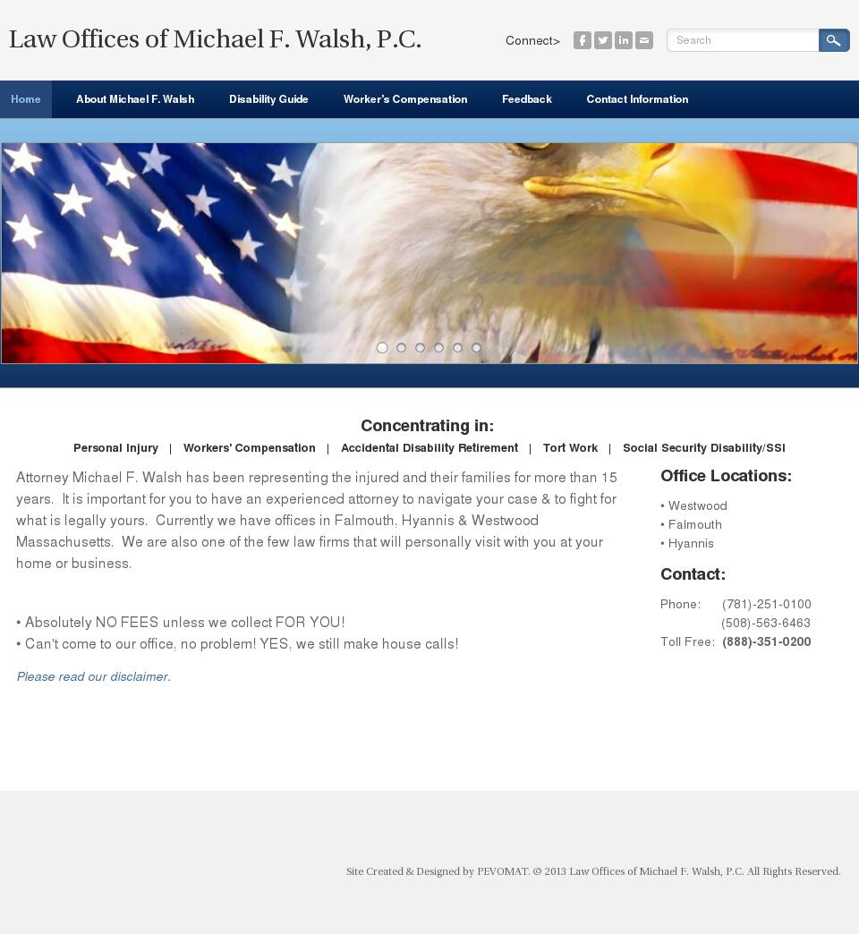 Law Offices of Michael F. Walsh - Hyannis MA Lawyers