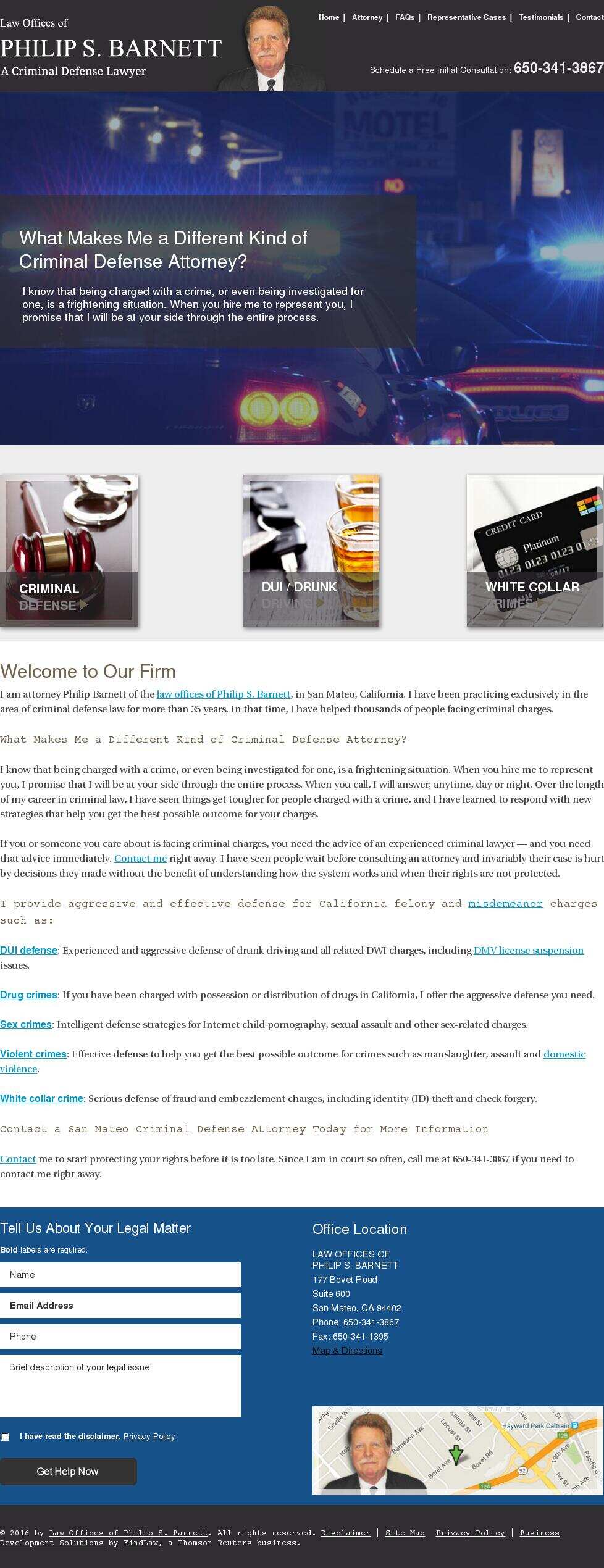 Law Offices of Philip S. Barnett - San Mateo CA Lawyers