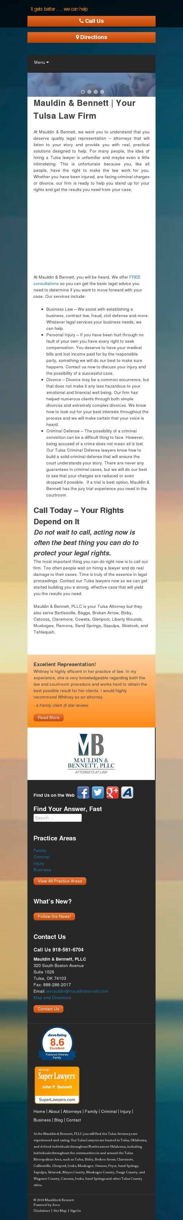 Mauldin & Bennett - Tulsa OK Lawyers