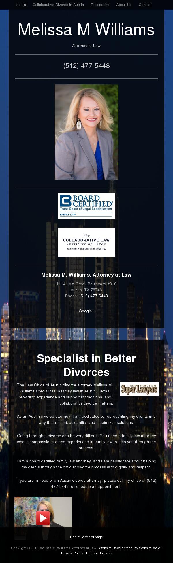 Melissa Morgan Williams - Austin TX Lawyers