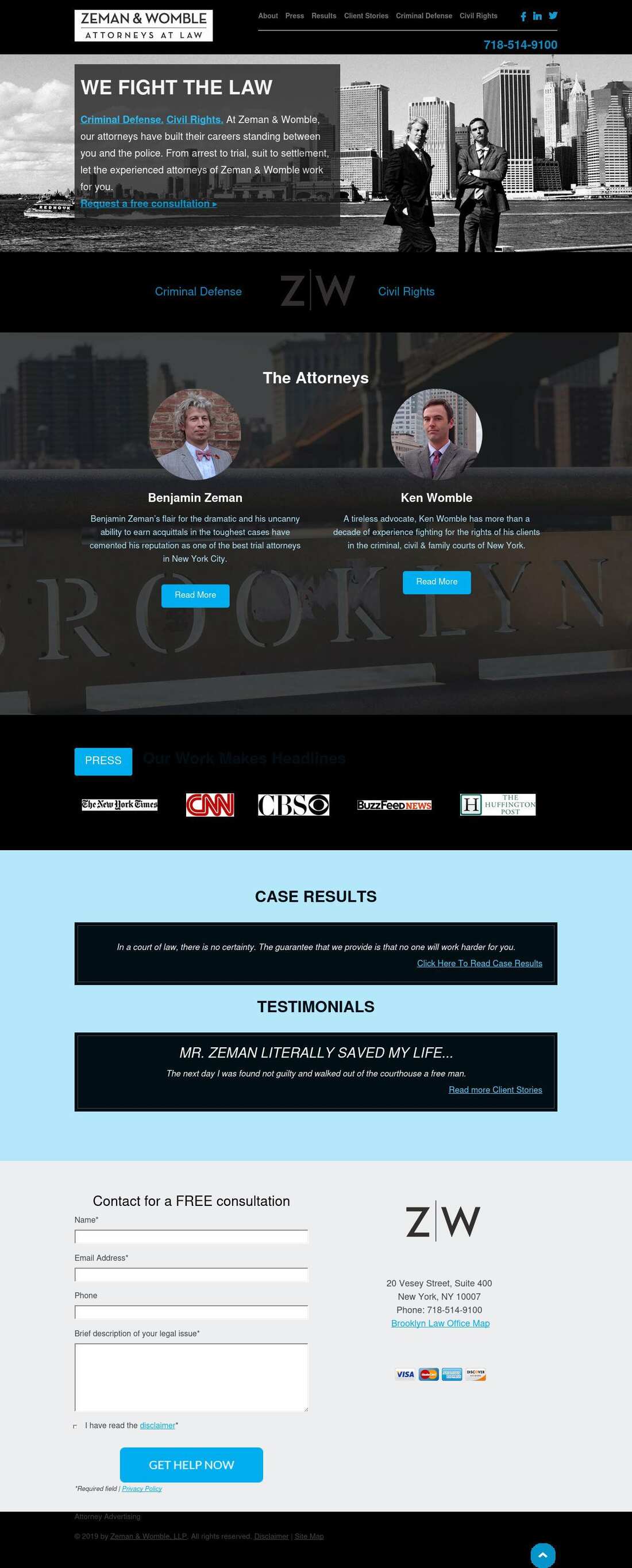 Moore Zeman Womble, LLP - Brooklyn NY Lawyers