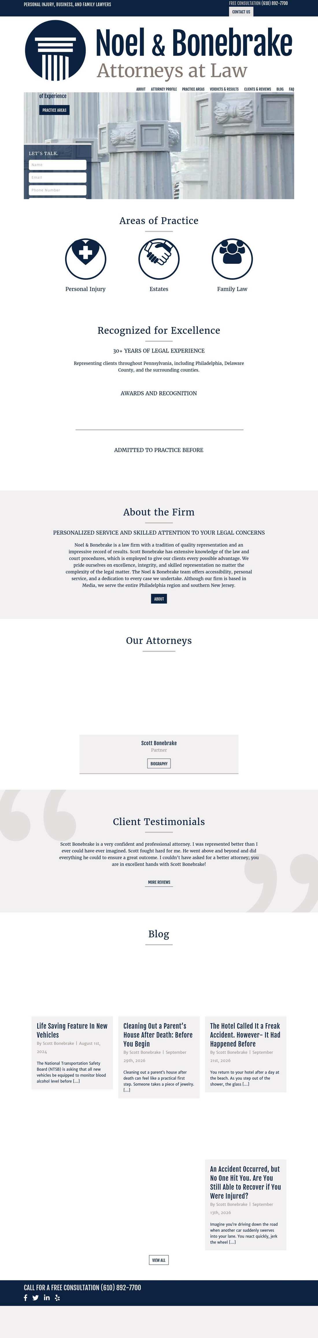 Noel and Bonebrake, Attorneys at Law - Media PA Lawyers