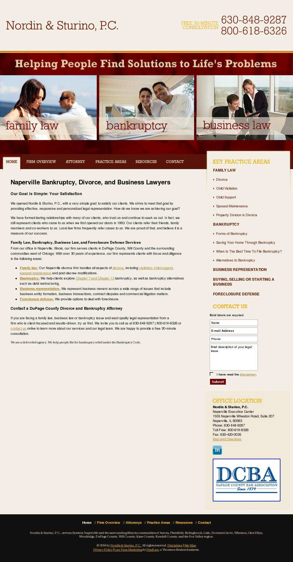 Nordin & Sturino, P.C. - Naperville IL Lawyers