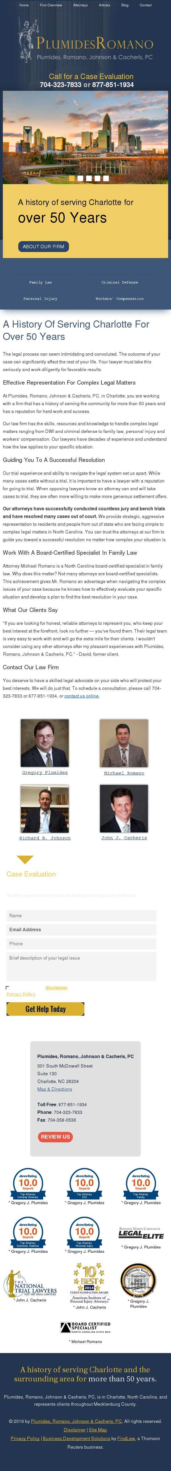 Plumides Law Office, PC - Charlotte NC Lawyers