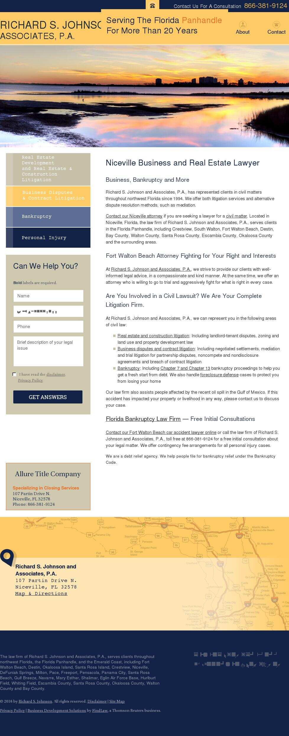 Richard S. Johnson and Associates, P.A. - Pensacola FL Lawyers