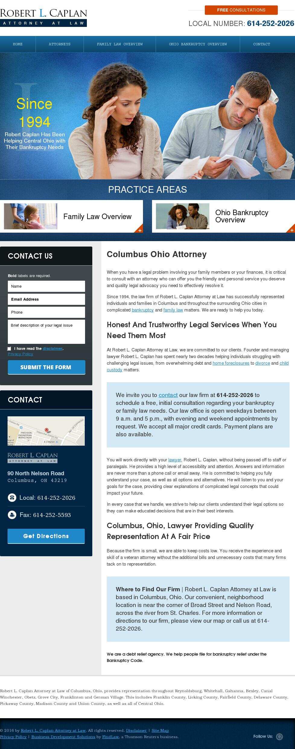 Robert Caplan Attorney at Law - Lancaster OH Lawyers