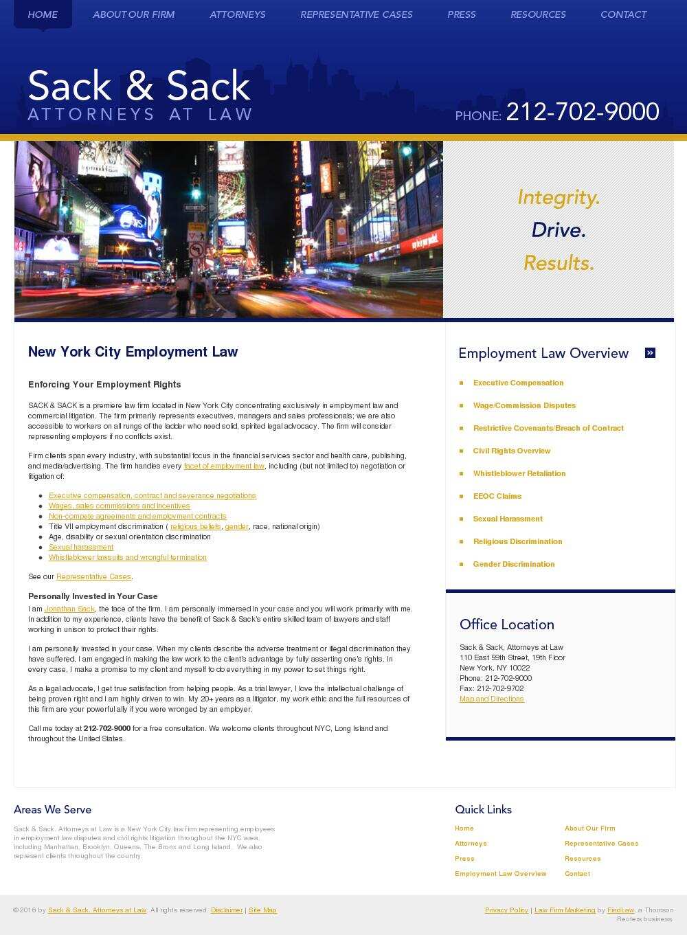 Sack & Sack, Attorneys at Law - New York NY Lawyers