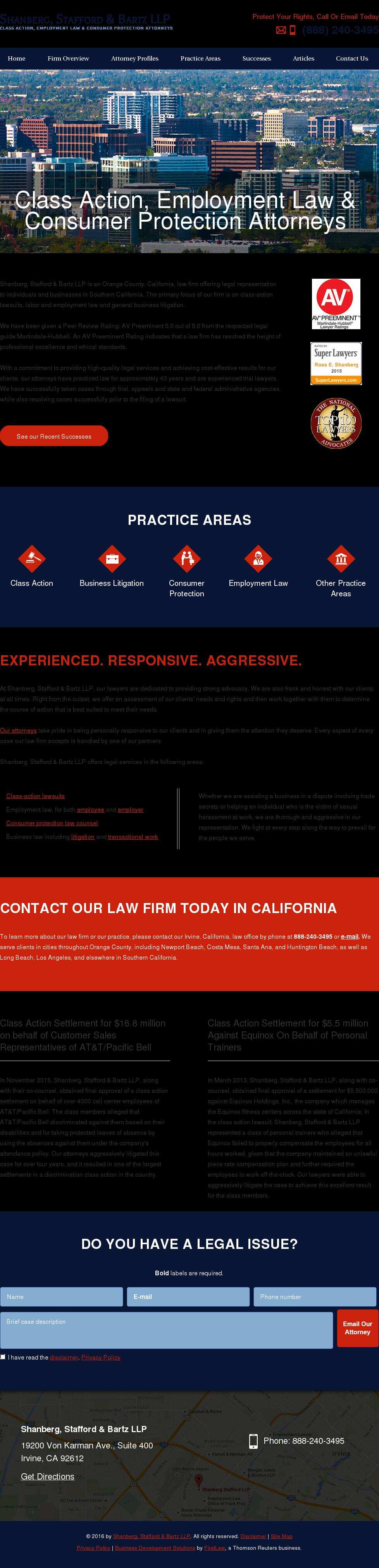 Shanberg, Stafford & Bartz LLP - Irvine CA Lawyers