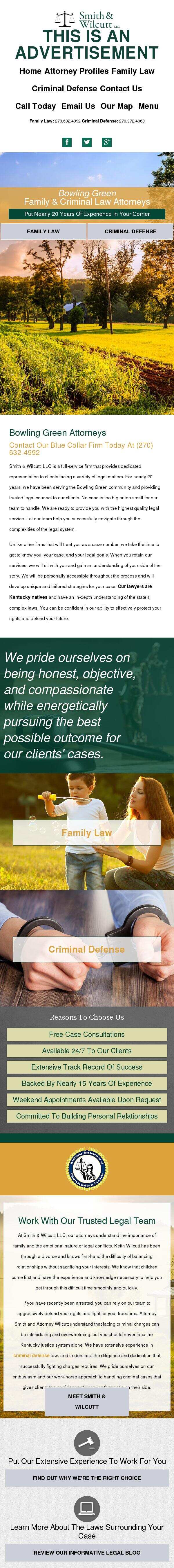 Smith & Wilcutt, LLC - Bowling Green KY Lawyers