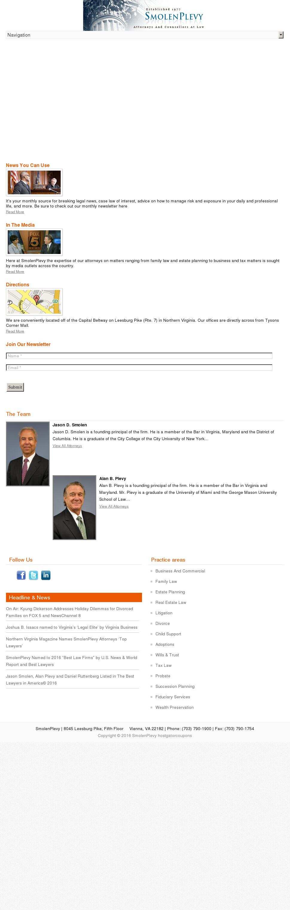 SmolenPlevy - Vienna VA Lawyers