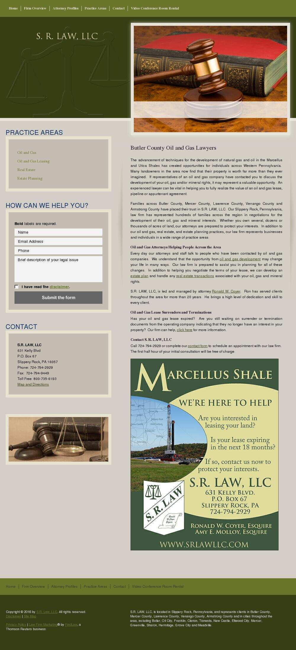 S.R. Law, LLC - Slippery Rock PA Lawyers