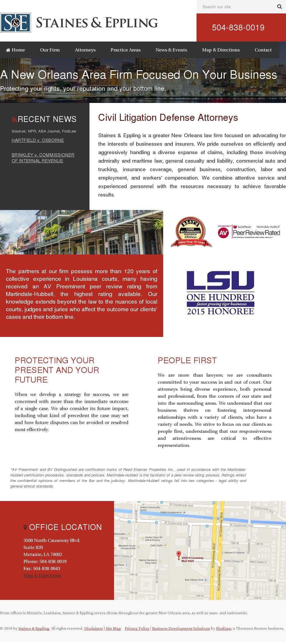 Staines & Eppling - Metairie LA Lawyers