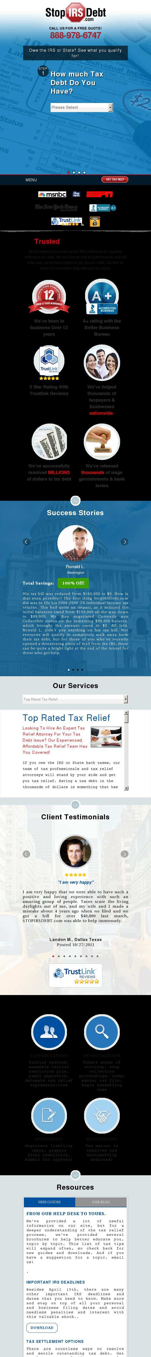 StopIRSDebt.com - Los Angeles CA Lawyers