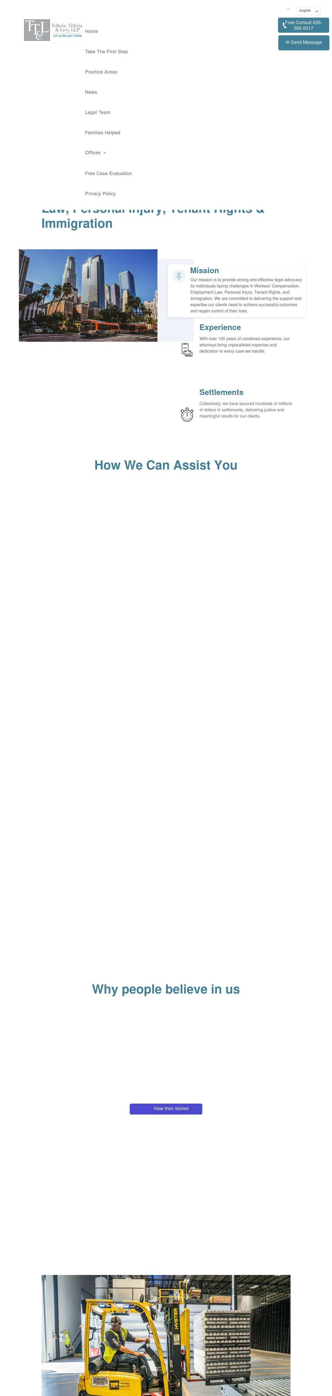 Telleria, Telleria & Levy, LLP - San Gabriel CA Lawyers