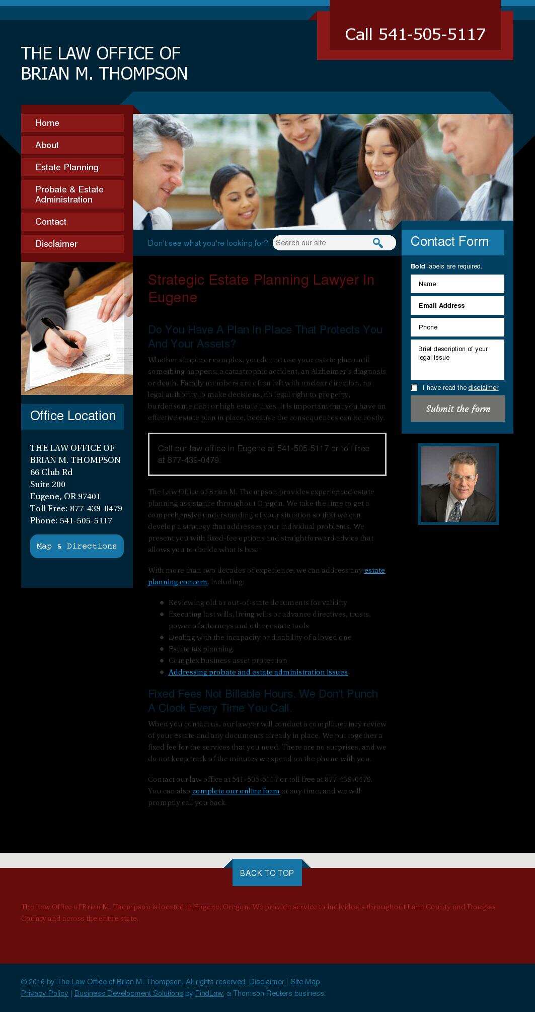 The Law Office of Brian M. Thompson - Eugene OR Lawyers
