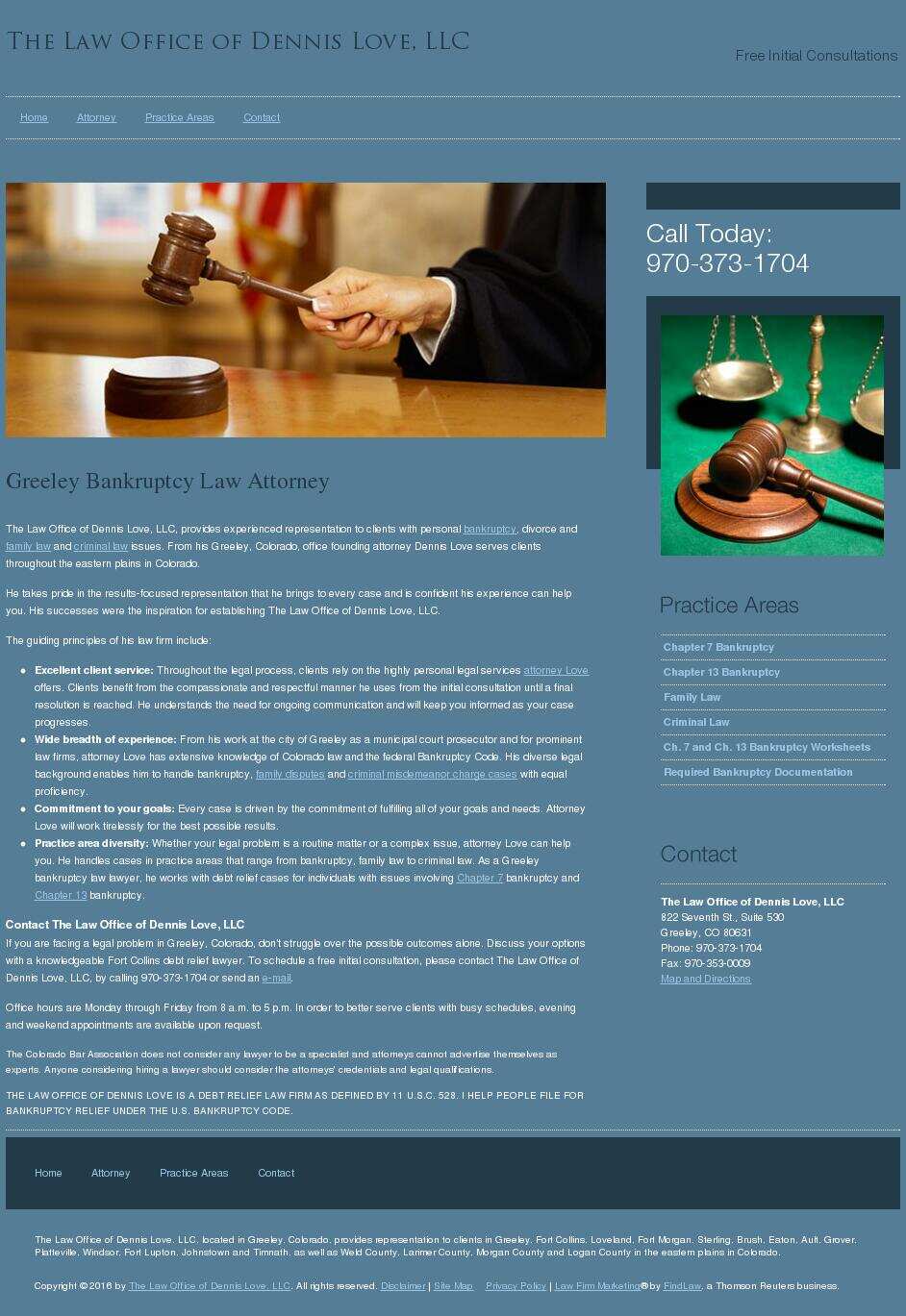 The Law Office of Dennis Love, LLC - Greeley CO Lawyers
