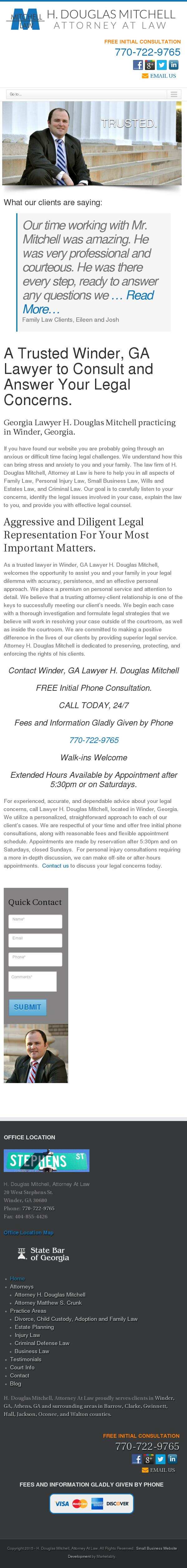 The Law Office of Douglas Mitchell - Winder GA Lawyers