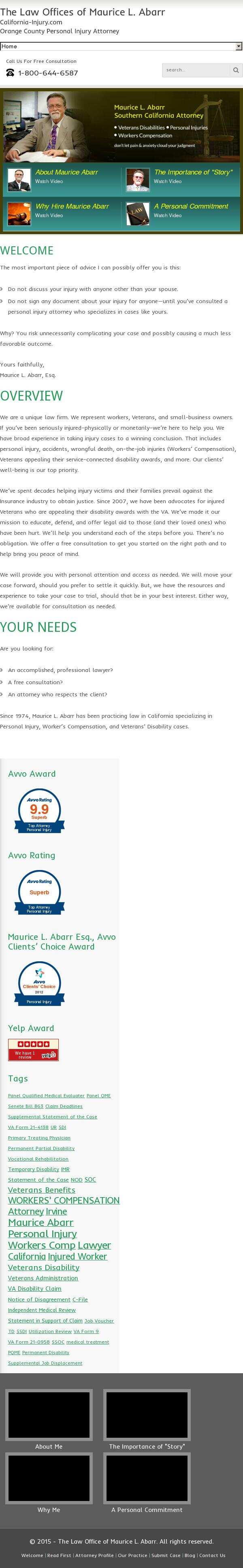 The Law Office of Maurice L. Abarr - Santa Ana CA Lawyers