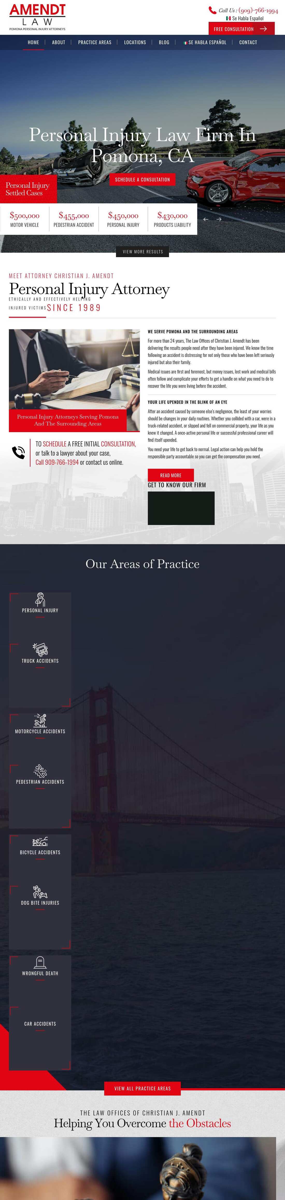 The Law Offices of Christian J. Amendt - Pomona CA Lawyers