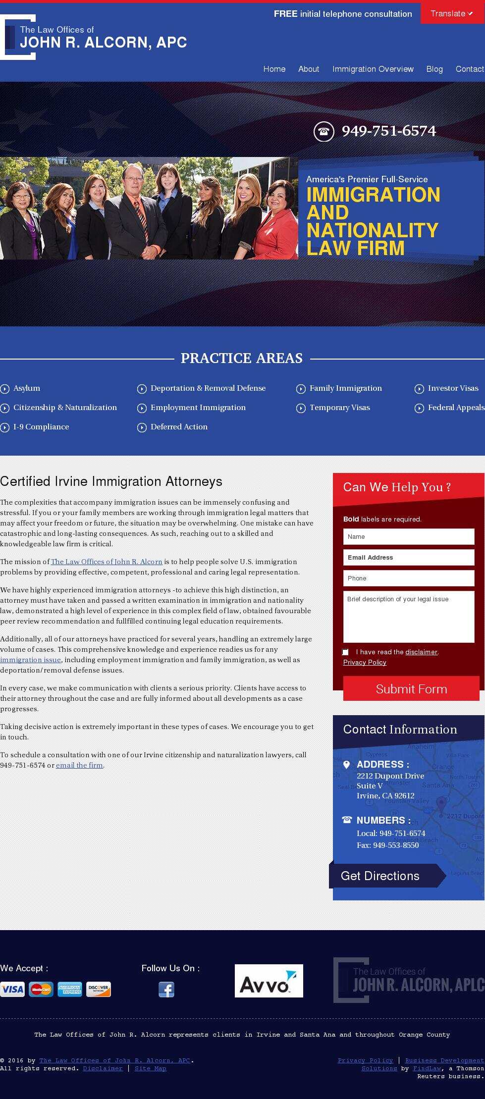 The Law Offices of John R. Alcorn, APLC - Irvine CA Lawyers