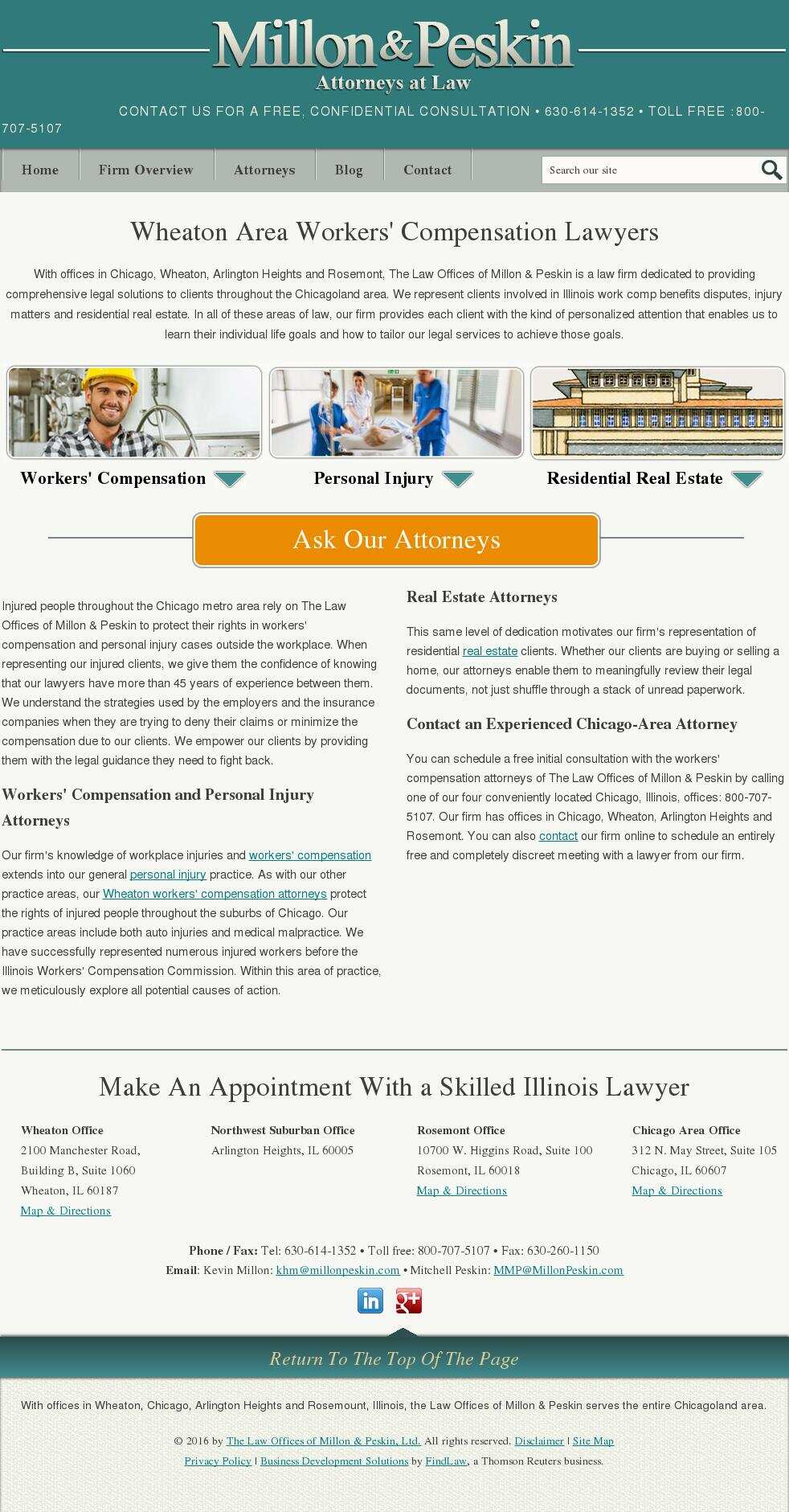 The Law Offices of Millon & Peskin, LTD - Arlington Heights IL Lawyers