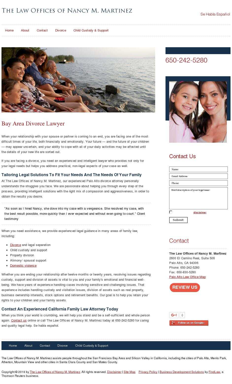 The Law Offices of Nancy M. Martinez - Palo Alto CA Lawyers