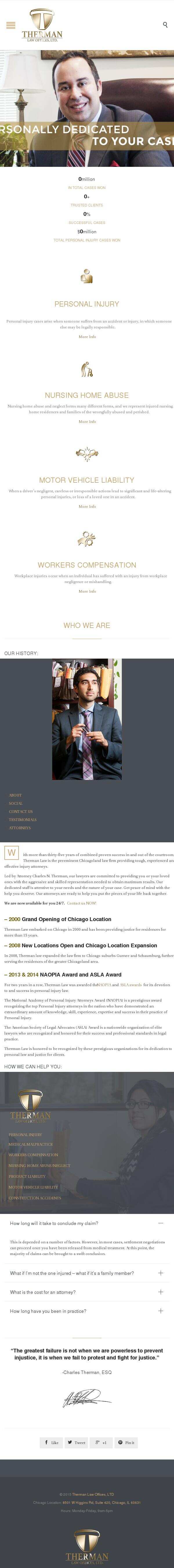 Therman Law Offices, LTD - Schaumburg IL Lawyers