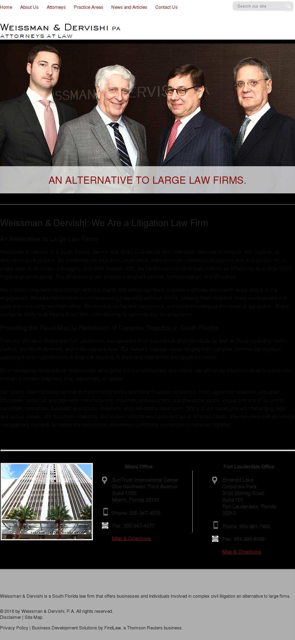 Weissman & Dervishi, P.A. - Miami FL Lawyers