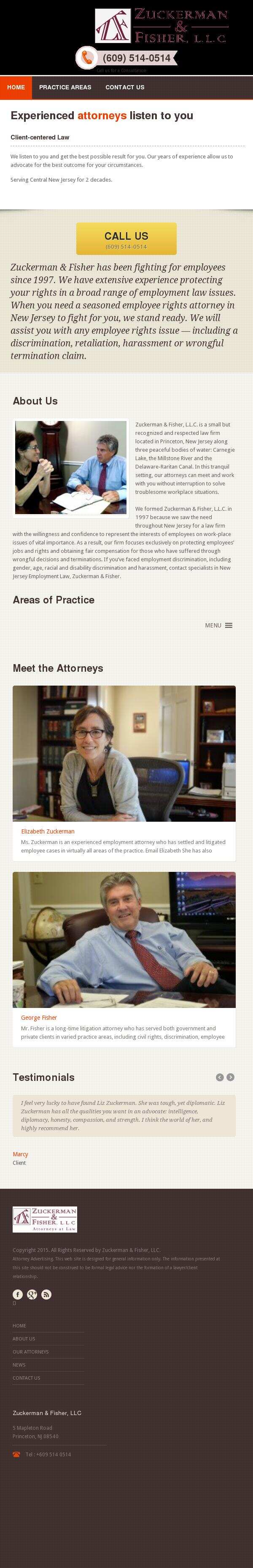 Zuckerman & Fisher, L.L.C. - Princeton NJ Lawyers
