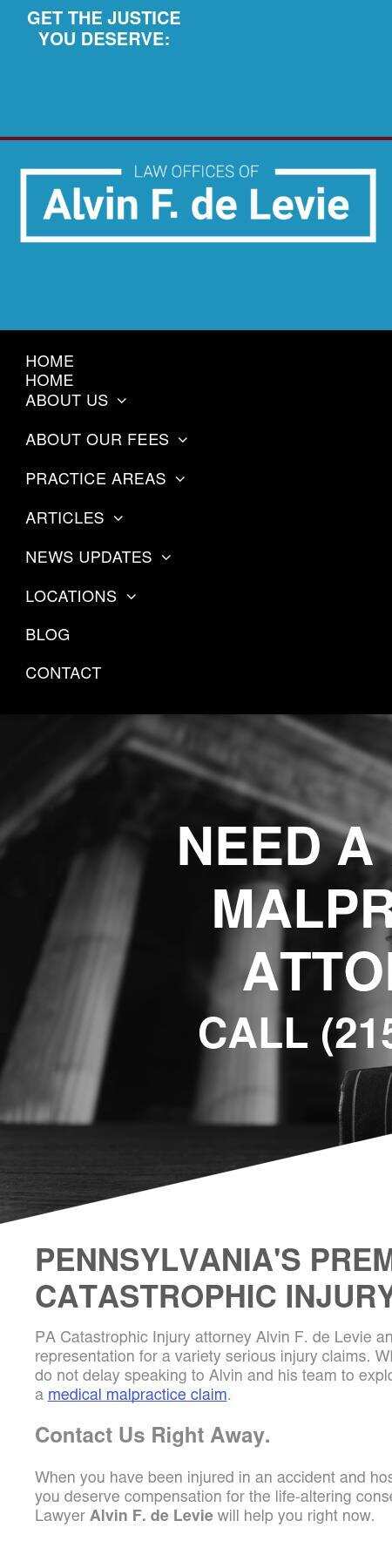 Alvin F. de Levie & Associates - Philadelphia PA Lawyers