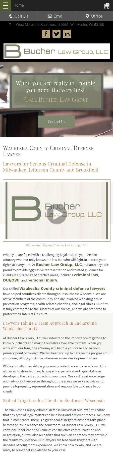 Bucher Law Group LLC - Delafield WI Lawyers