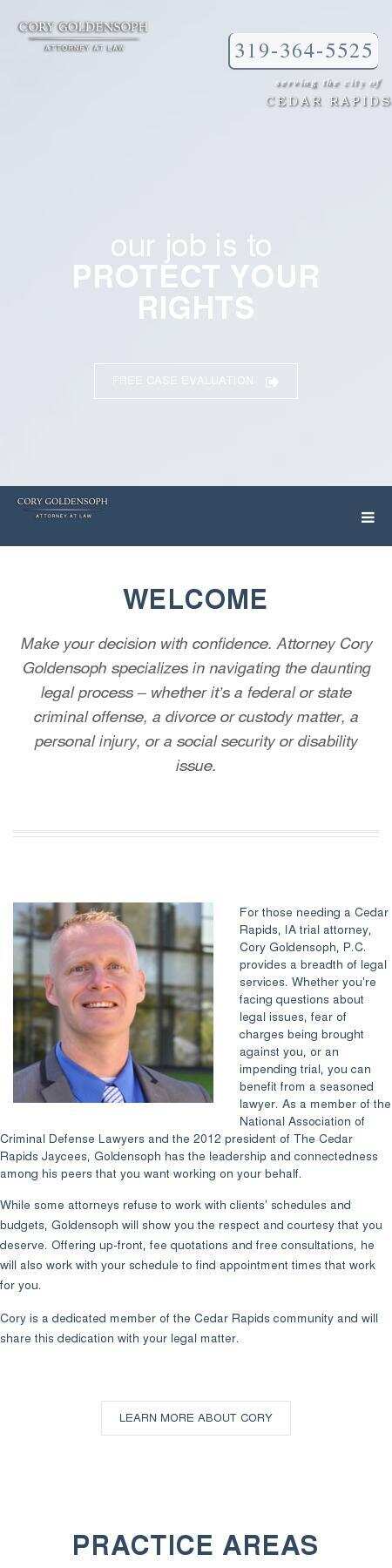 Cory Goldensoph. P.C. - Cedar Rapids IA Lawyers
