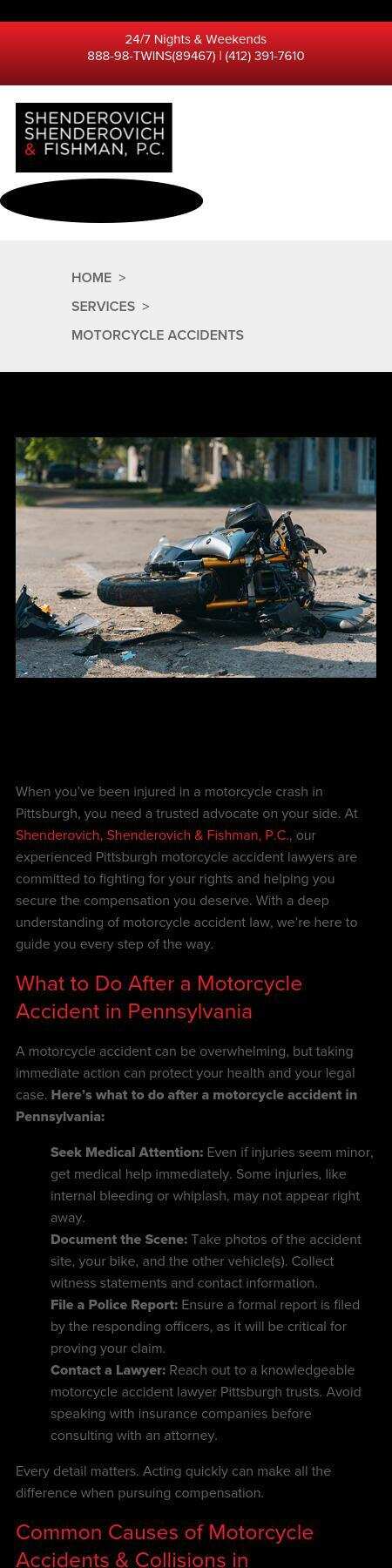 Shenderovich, Shenderovich & Fishman - Pittsburgh PA Lawyers
