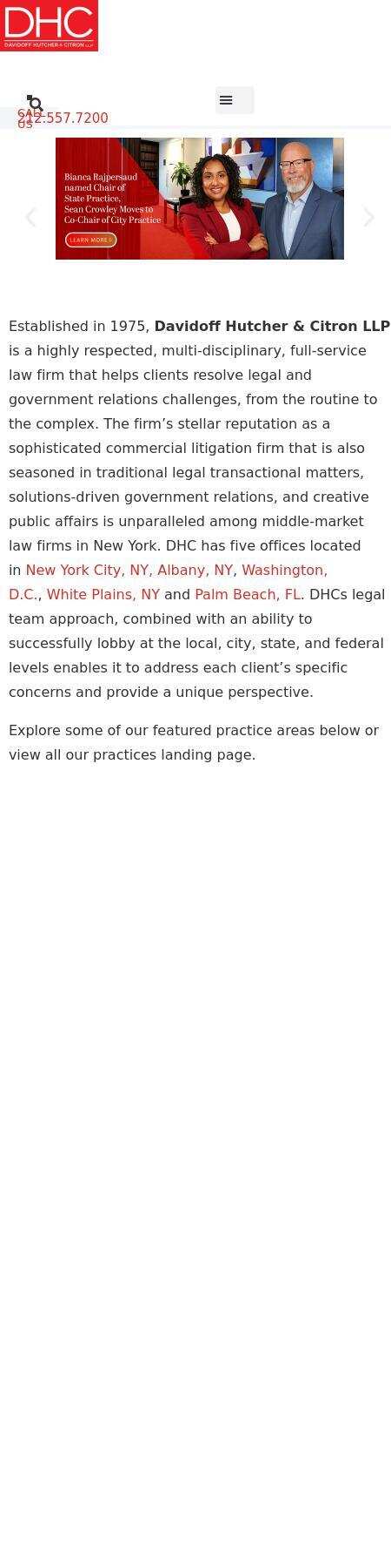Davidoff Hutcher and Citron LLP - New York NY Lawyers