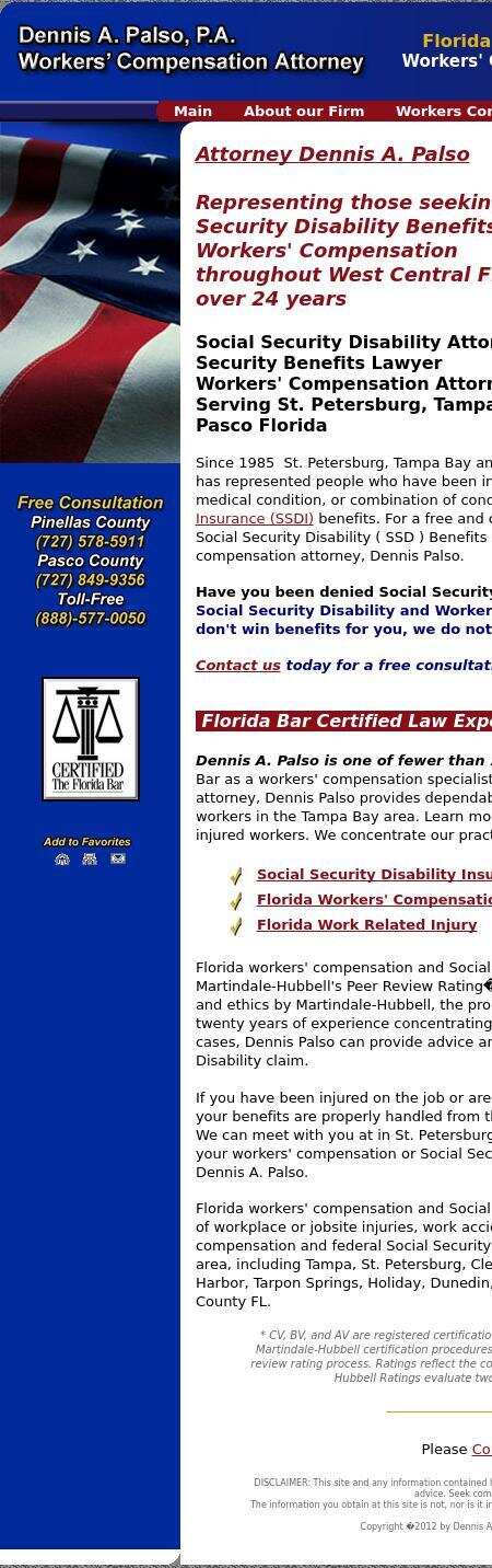Dennis A. Palso, P.A. - St. Petersburg FL Lawyers