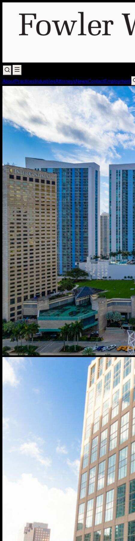 Fowler White Burnett, P.A. - Miami FL Lawyers