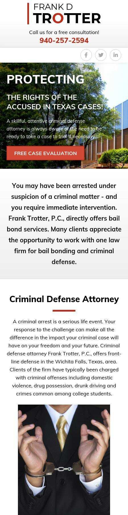 Frank D. Trotter, P.C. - Wichita Falls TX Lawyers